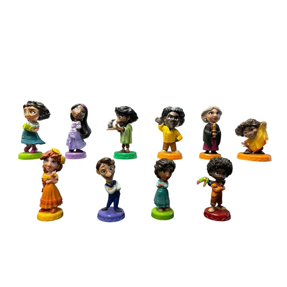 Disney Encanto Jakks Figure Lot Of 10 Figures PVC